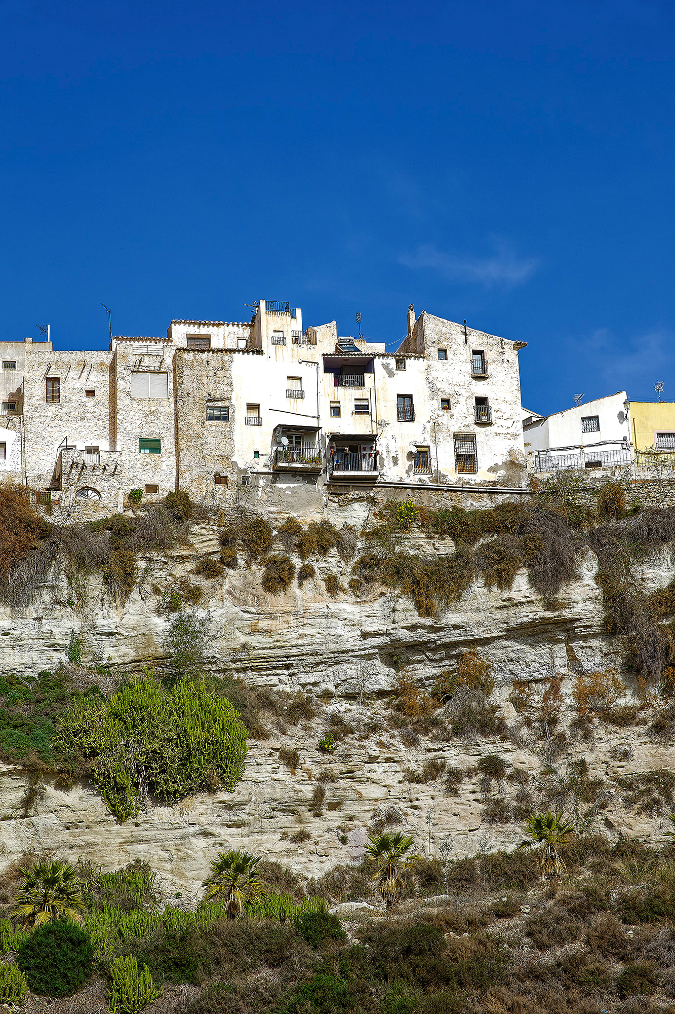 Sorbas - Le village est installé sur un méandre de la rivière Aguas